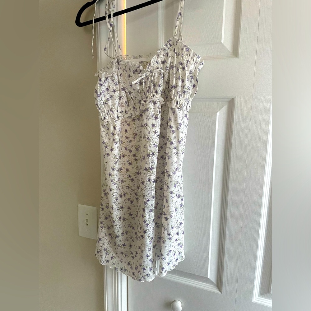 For Love & Lemons Lavender Field Slip Dress
